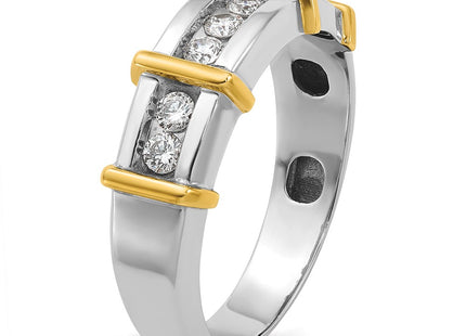14k Two-tone Rings Style B63763 - Classique Jewelry Inc.