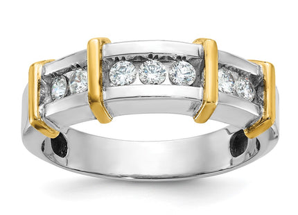14k Two-tone Rings Style B63763 - Classique Jewelry Inc.
