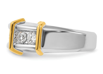 14k Two-tone Rings Style B63773 - Classique Jewelry Inc.