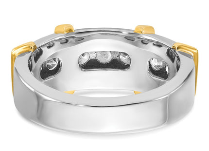 14k Two-tone Rings Style B63773 - Classique Jewelry Inc.