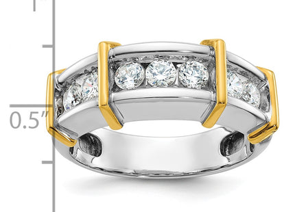 14k Two-tone Rings Style B63773 - Classique Jewelry Inc.