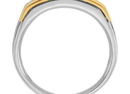 14k Two-tone Rings Style B63774 - Classique Jewelry Inc.