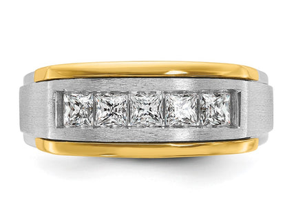 14k Two-tone Rings Style B63774 - Classique Jewelry Inc.