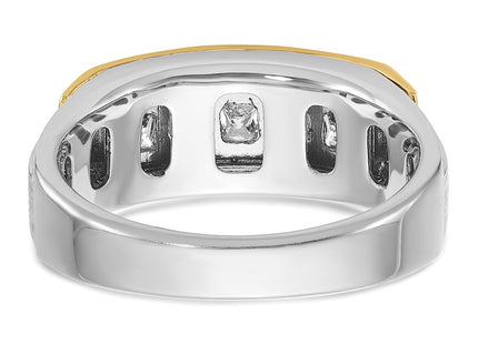 14k Two-tone Rings Style B63774 - Classique Jewelry Inc.