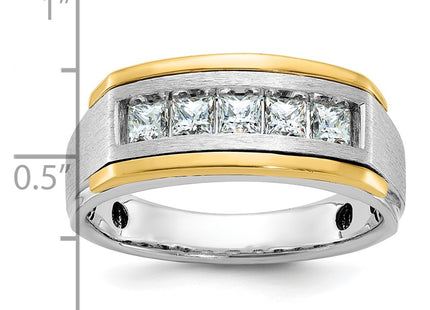 14k Two-tone Rings Style B63774 - Classique Jewelry Inc.