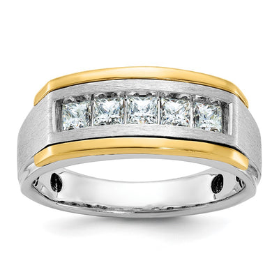 14K gold diamond ring
