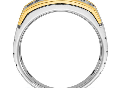 14k Two-tone Rings Style B63776 - Classique Jewelry Inc.