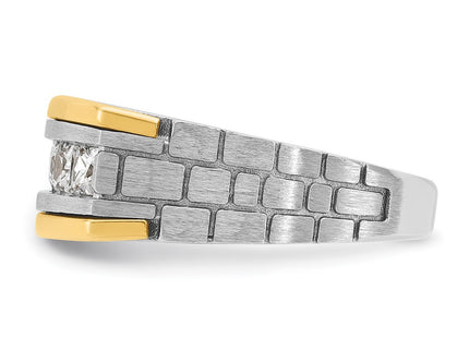 14k Two-tone Rings Style B63776 - Classique Jewelry Inc.