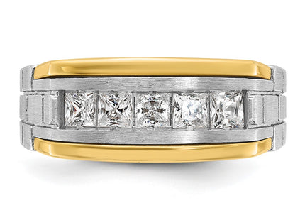 14k Two-tone Rings Style B63776 - Classique Jewelry Inc.
