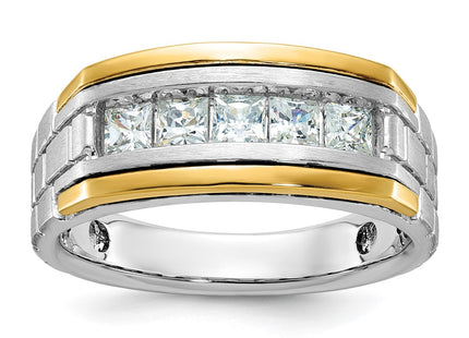 14k Two-tone Rings Style B63776 - Classique Jewelry Inc.