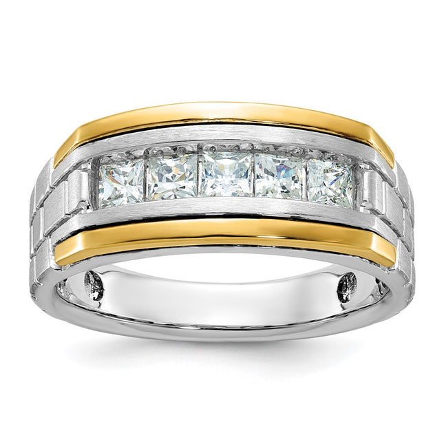 14k Two-tone Rings Style B63776 - Classique Jewelry Inc.