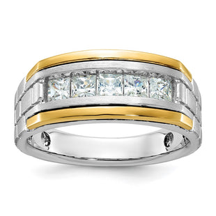 14k Two-tone Rings Style B63776 - Classique Jewelry Inc.