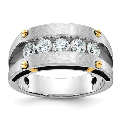 14K gold diamond ring
