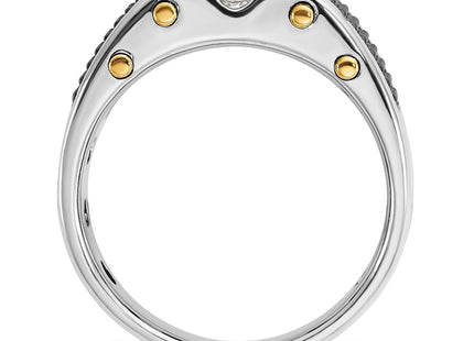14k Two-tone Rings Style B63813 - Classique Jewelry Inc.