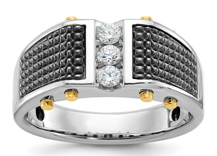 14k Two-tone Rings Style B63813 - Classique Jewelry Inc.