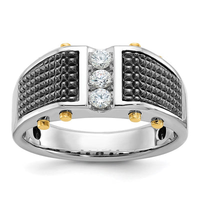 14K gold diamond ring