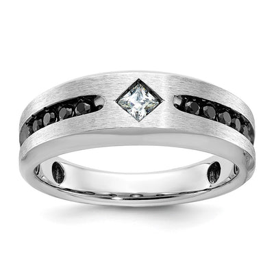 14K white gold diamond ring