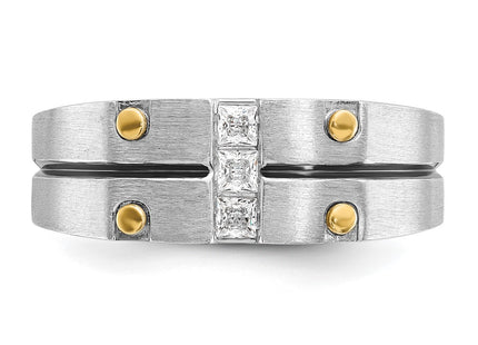 14k Two-tone Rings Style B63826 - Classique Jewelry Inc.