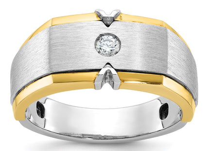 14K gold diamond ring
