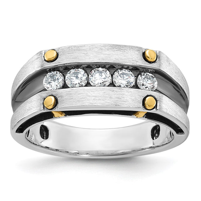 14k Two-tone Rings Style B63859 - Classique Jewelry Inc.