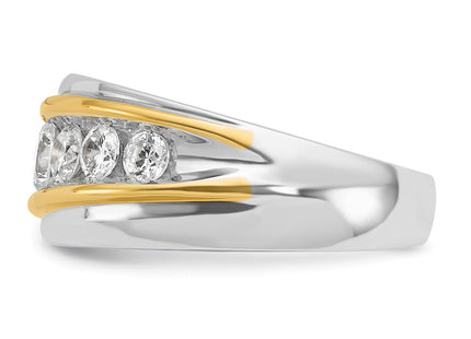14k Two-tone Rings Style B63864 - Classique Jewelry Inc.