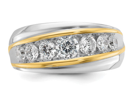 14k Two-tone Rings Style B63864 - Classique Jewelry Inc.