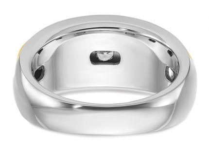 14k Two-tone Rings Style B63864 - Classique Jewelry Inc.