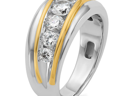 14k Two-tone Rings Style B63864 - Classique Jewelry Inc.