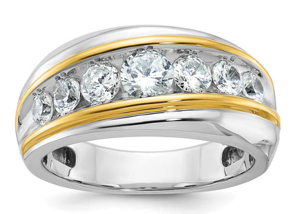 14k Two-tone Rings Style B63864 - Classique Jewelry Inc.