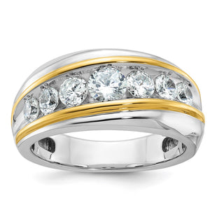 14k Two-tone Rings Style B63864 - Classique Jewelry Inc.