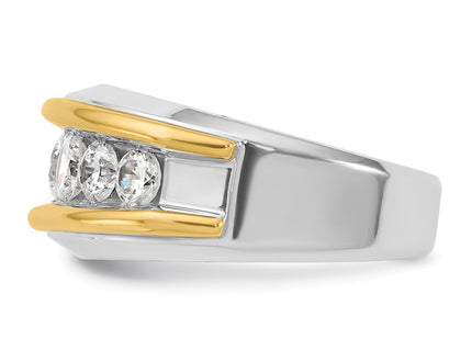 14k Two-tone Rings Style B63866 - Classique Jewelry Inc.