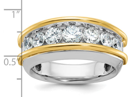 14k Two-tone Rings Style B63866 - Classique Jewelry Inc.
