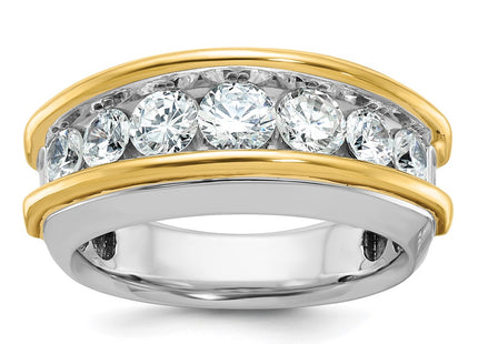 14k Two-tone Rings Style B63866 - Classique Jewelry Inc.