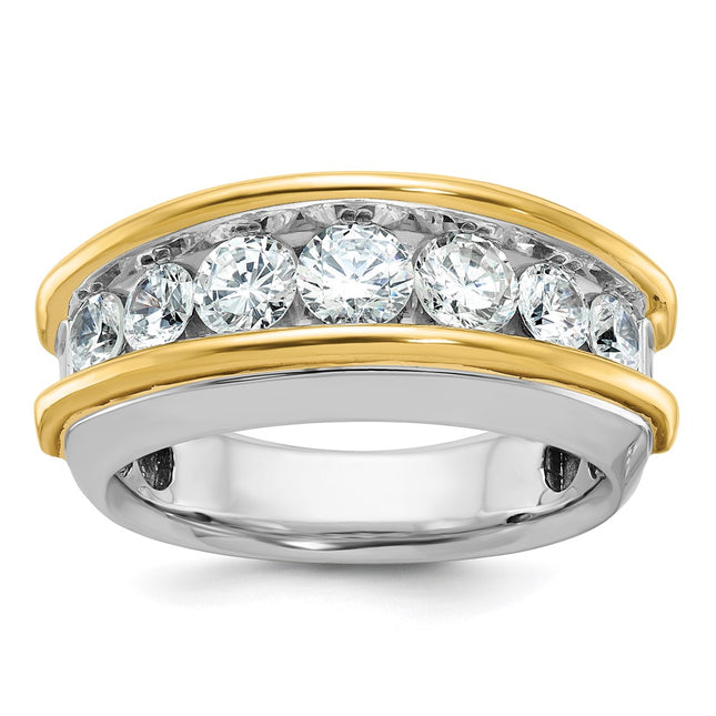 14k Two-tone Rings Style B63866 - Classique Jewelry Inc.