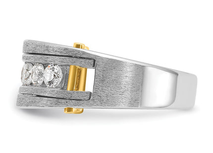 14k Two-tone Rings Style B63871 - Classique Jewelry Inc.