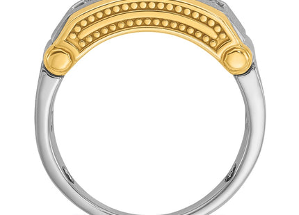 14k Two-tone Rings Style B63873 - Classique Jewelry Inc.