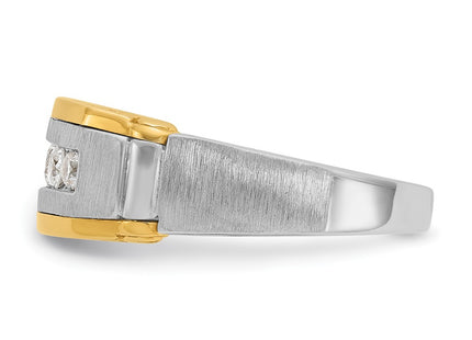 14k Two-tone Rings Style B63873 - Classique Jewelry Inc.