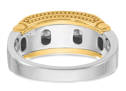 14k Two-tone Rings Style B63873 - Classique Jewelry Inc.