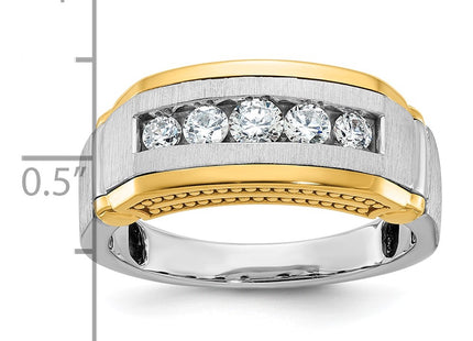14k Two-tone Rings Style B63873 - Classique Jewelry Inc.