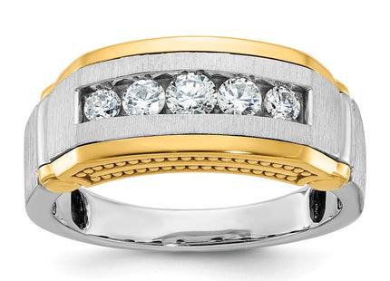 14k Two-tone Rings Style B63873 - Classique Jewelry Inc.