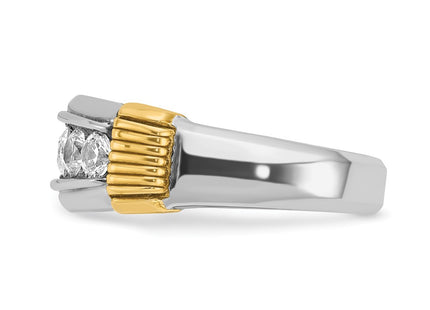14k Two-tone Rings Style B63877 - Classique Jewelry Inc.