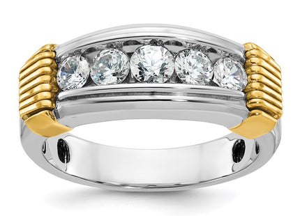14k Two-tone Rings Style B63877 - Classique Jewelry Inc.