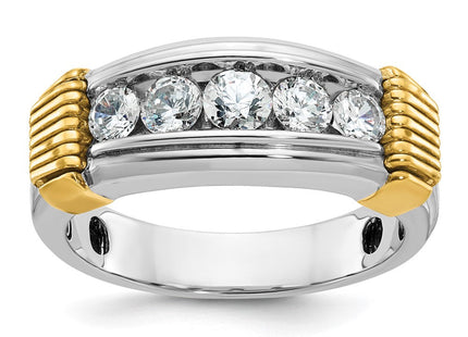 14K gold diamond ring