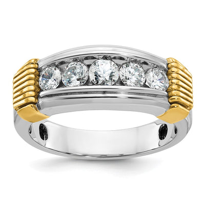 14K gold diamond ring