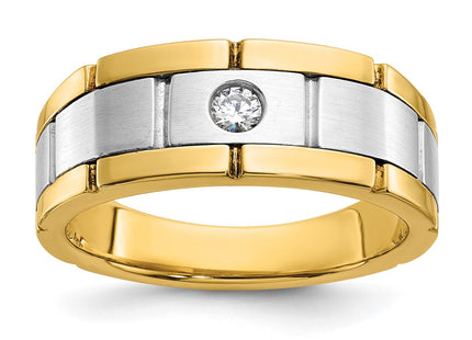 14k Two-tone Rings Style B63902 - Classique Jewelry Inc.