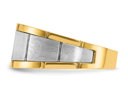 14k Two-tone Rings Style B63915 - Classique Jewelry Inc.