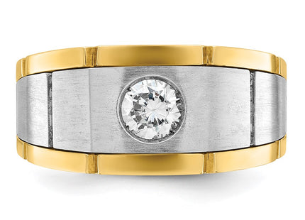 14k Two-tone Rings Style B63915 - Classique Jewelry Inc.