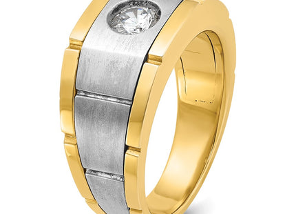 14k Two-tone Rings Style B63915 - Classique Jewelry Inc.