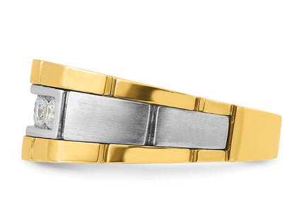 14k Two-tone Rings Style B63919 - Classique Jewelry Inc.