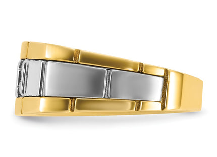 14k Two-tone Rings Style B63934 - Classique Jewelry Inc.
